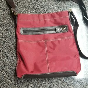 Liz Claiborne crossbody red handbag